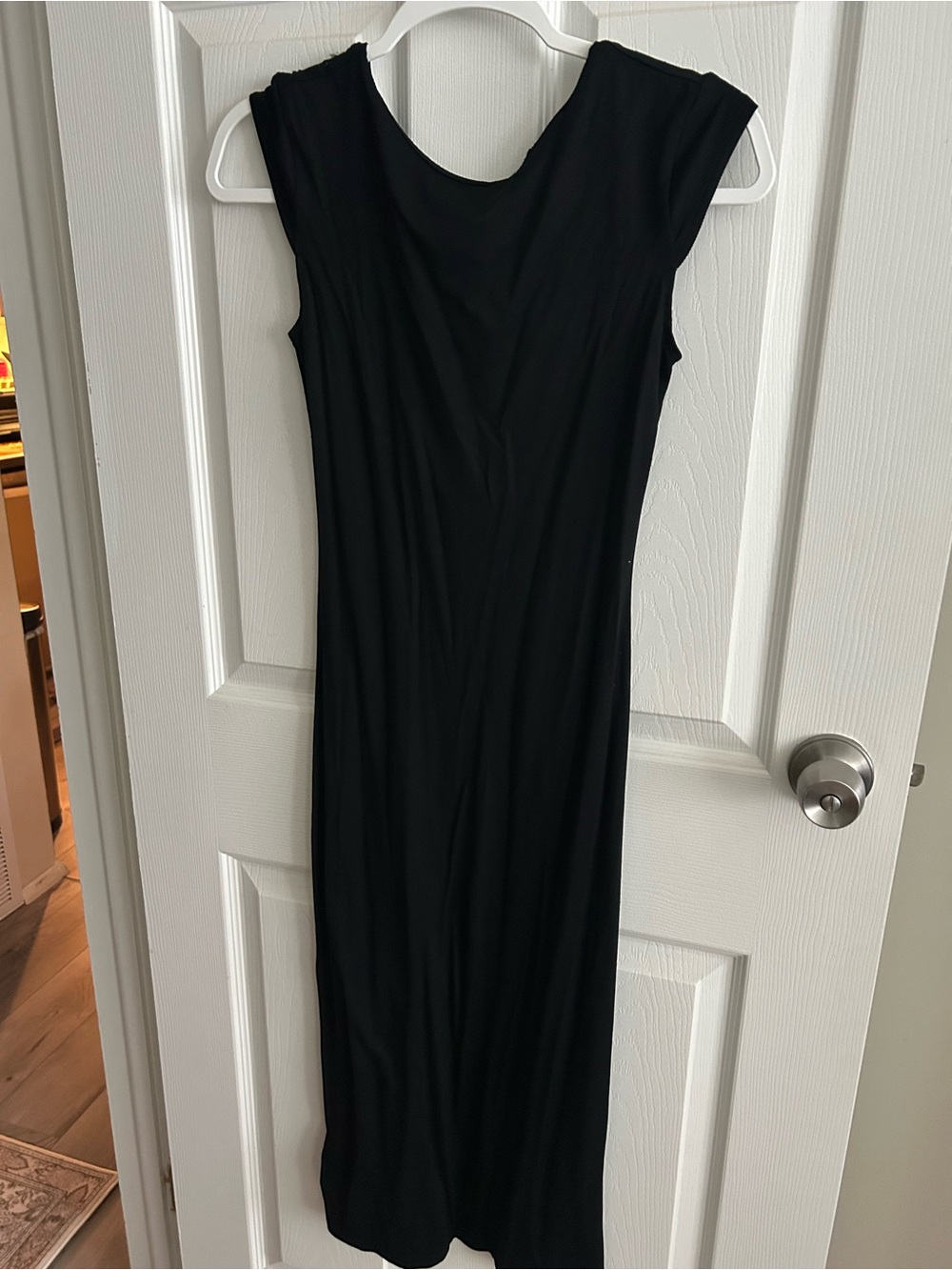 wild fable Black Sleeveless Maxi Dress
